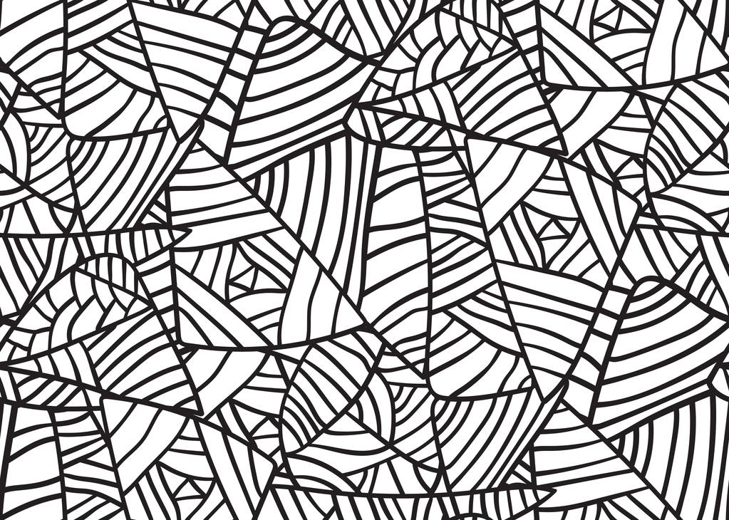 Abstraktní geometrický vzor bezešvé černé a bílé - Vektor, obrázek