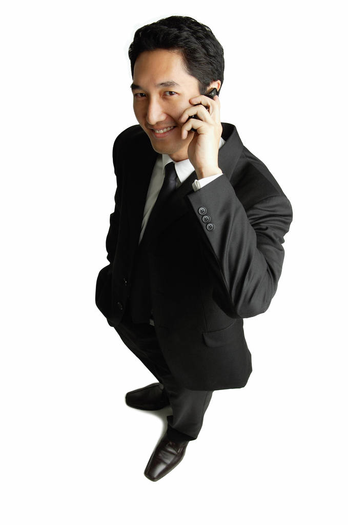 zakenman met mobiele telefoon - Foto, afbeelding