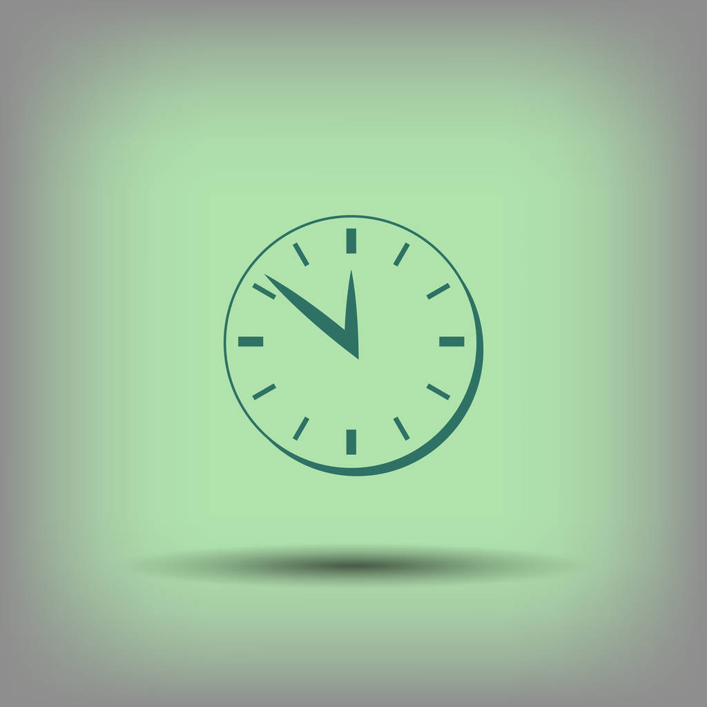 Пиктограф часов для дизайна
 - Вектор,изображение