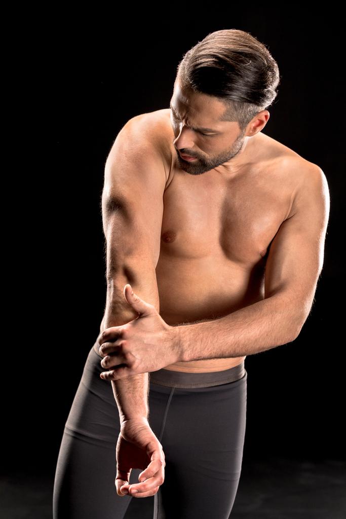 Muscular shirtless sportsman - Photo, Image