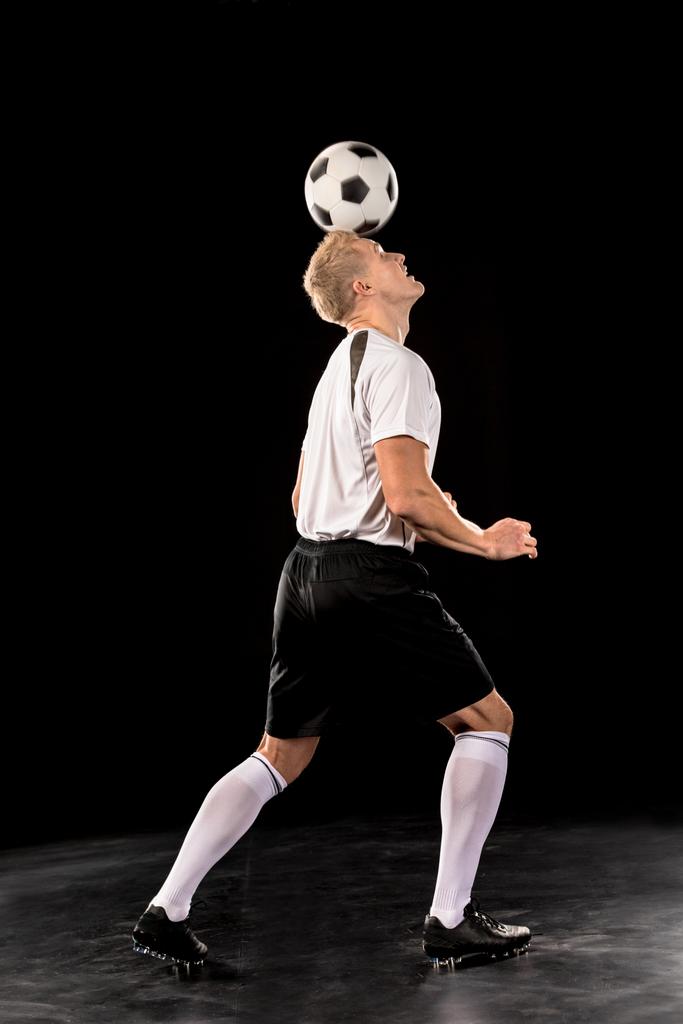 Soccer player with ball  - Photo, Image