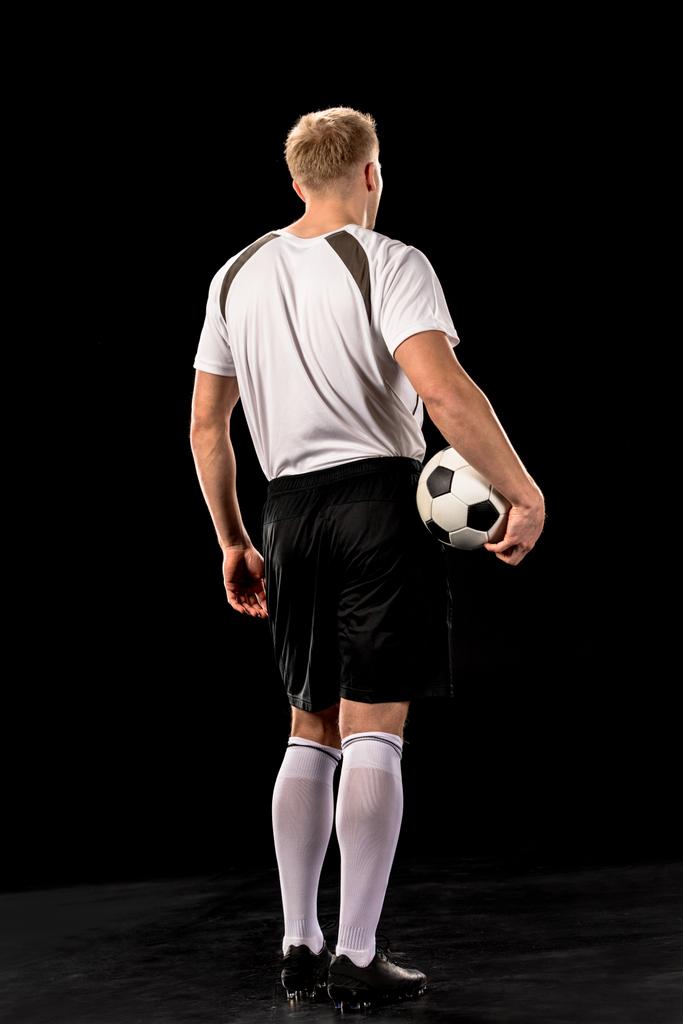 Joueur de football avec ballon
 - Photo, image