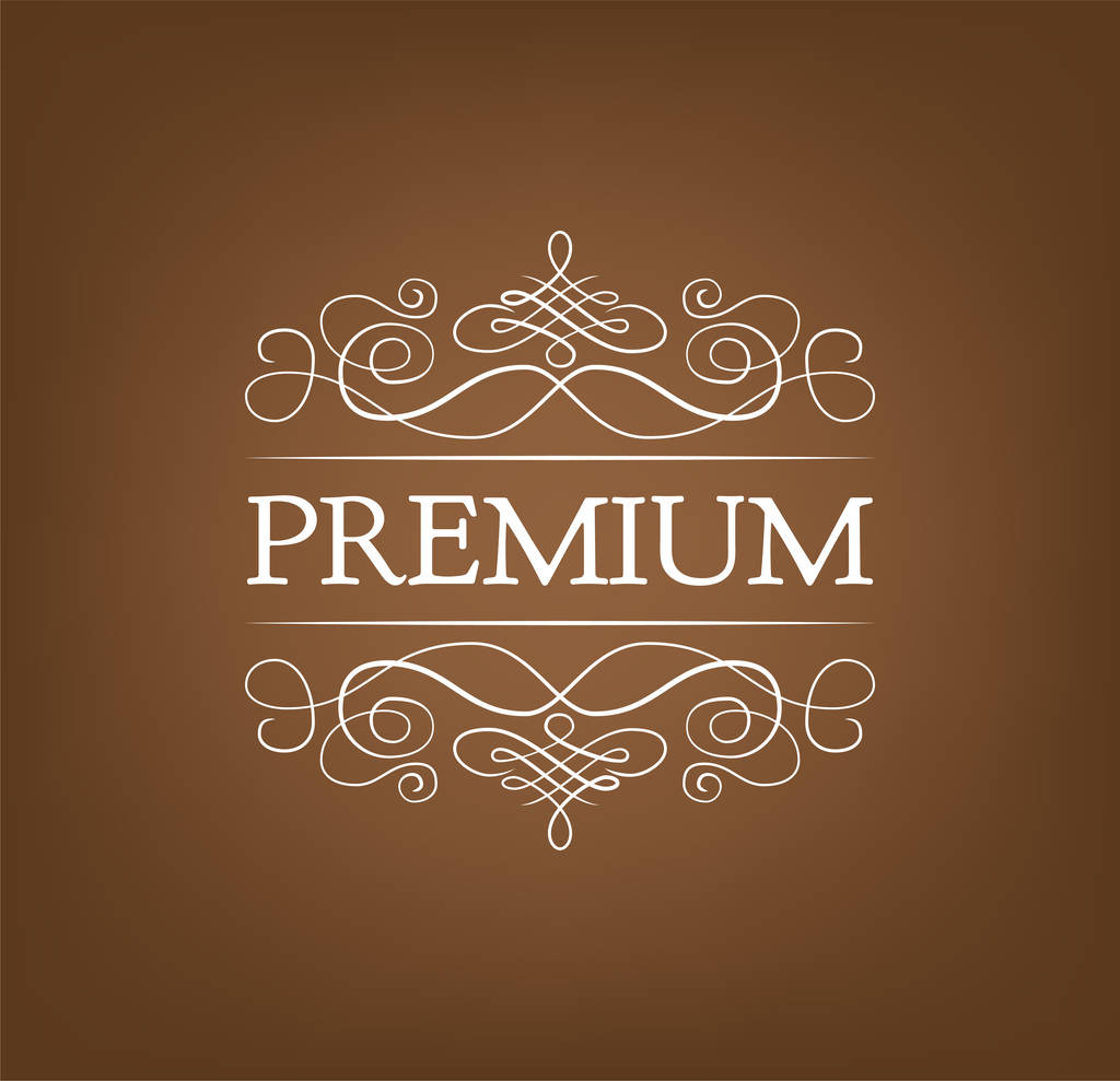 Premium. Vintage elements and page decoration. Ornate frames and scroll element. Vector Illustration - Vector, Image