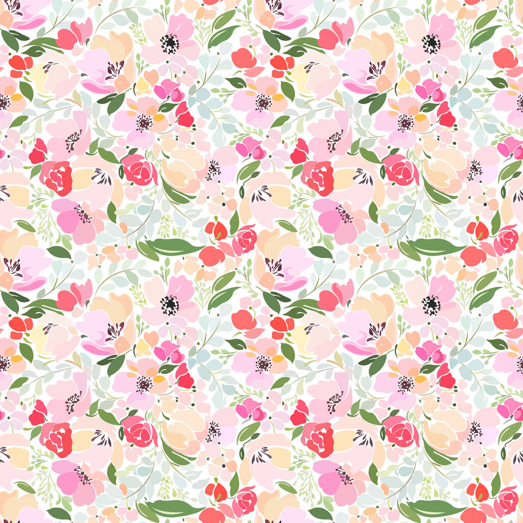 Schéma floral abstrait
 - Vecteur, image