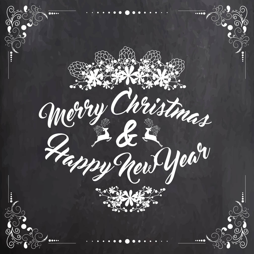 Christmas and New Year Poster, Banner design. - Vector, Image