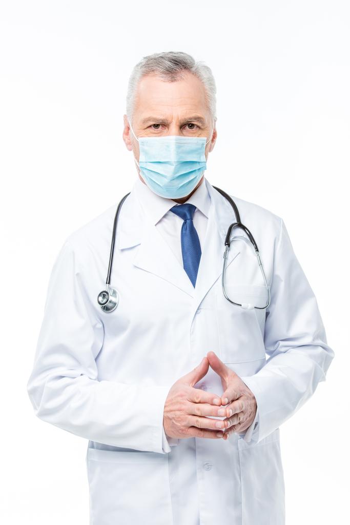 Orvos orvosi maszkban - Fotó, kép