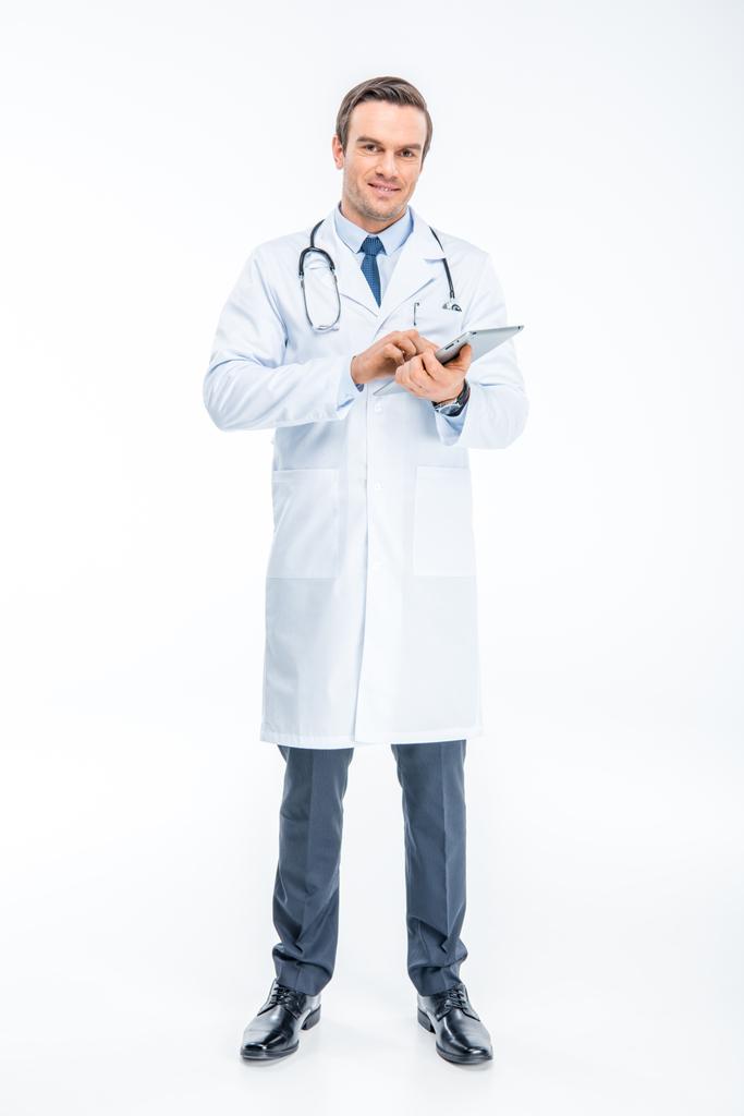 lekarz stosujący tabletki cyfrowe - Zdjęcie, obraz