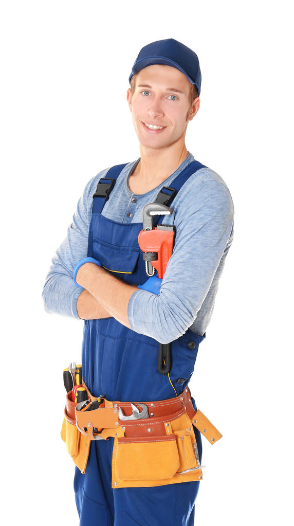young handsome plumber  - Photo, Image