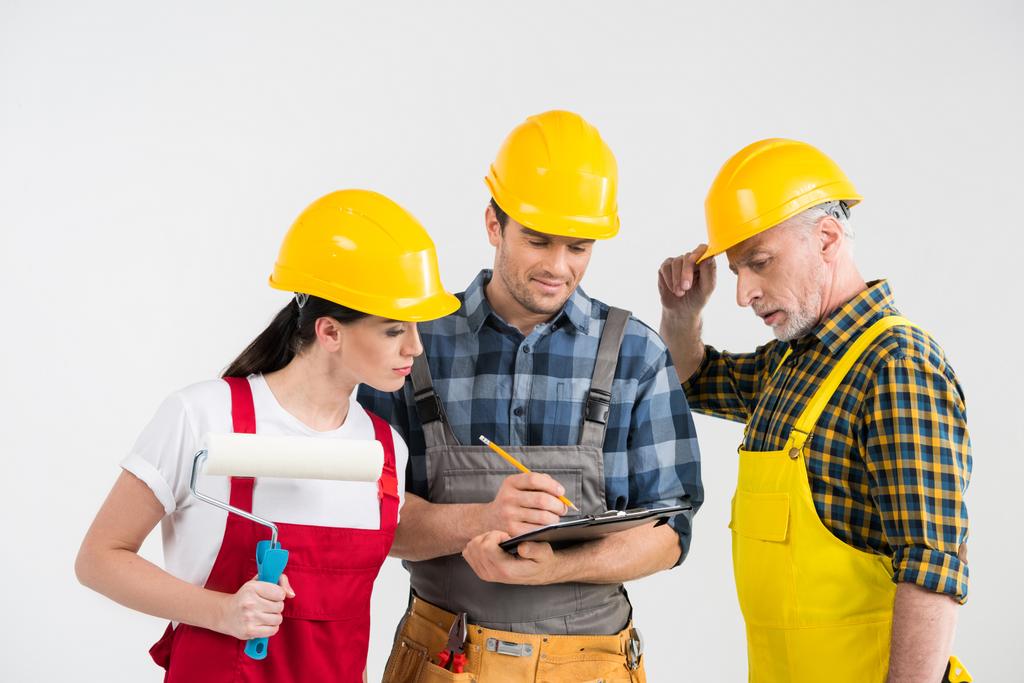 Trabajadores de la construcción profesionales
  - Foto, imagen