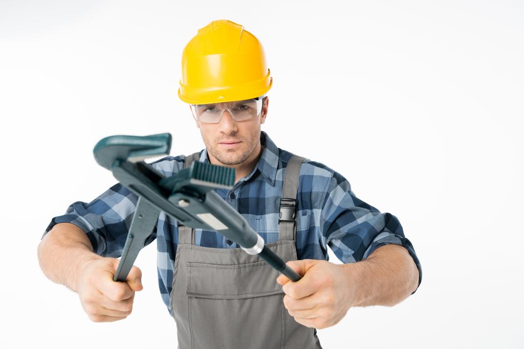 professionele bouwvakker - Foto, afbeelding