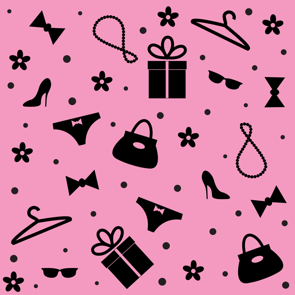 Woman accessories - Vector, Image