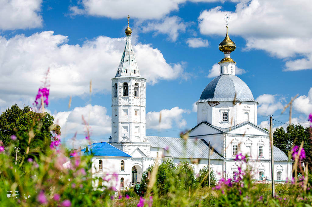  staré ruské Bílý kostel, Suzdal, Rusko - Fotografie, Obrázek