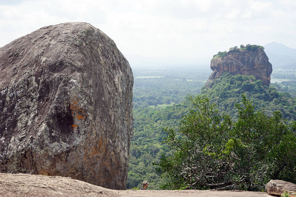Μεγάλο βράχο στην κορυφή του Pidurangala  - Φωτογραφία, εικόνα