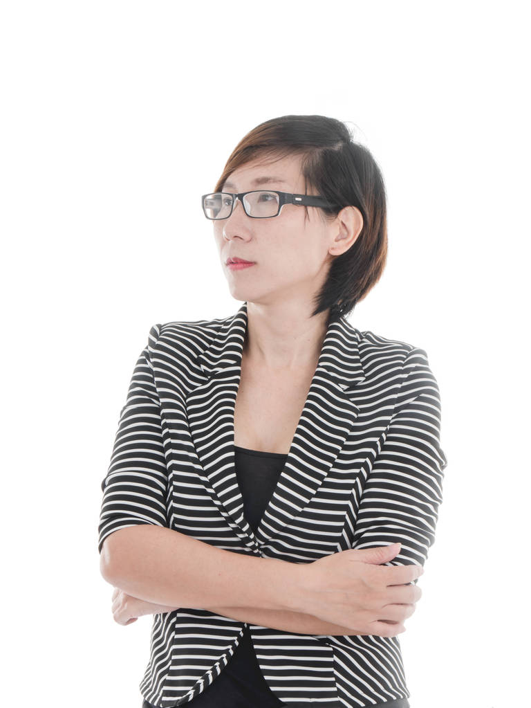 Mujer de negocios asiática inteligente
 - Foto, imagen