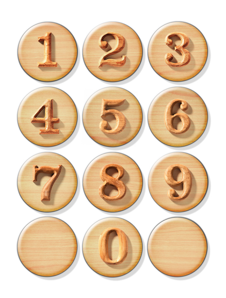 Numeric button - Photo, Image