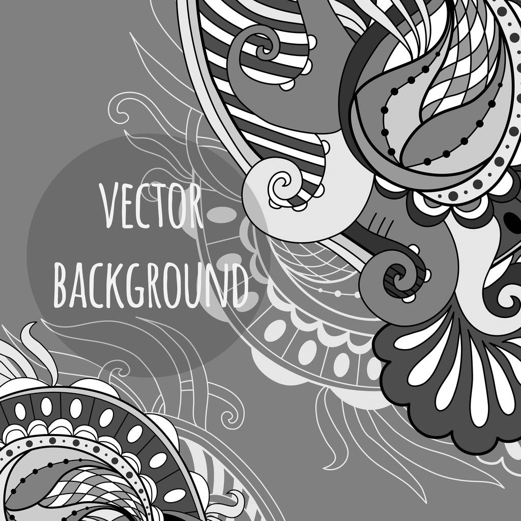 abstraktní ručně kreslené pozadí - Vektor, obrázek