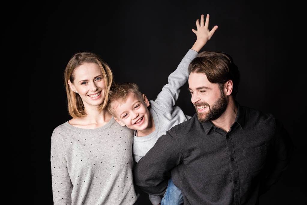 Happy parents with son - Photo, Image