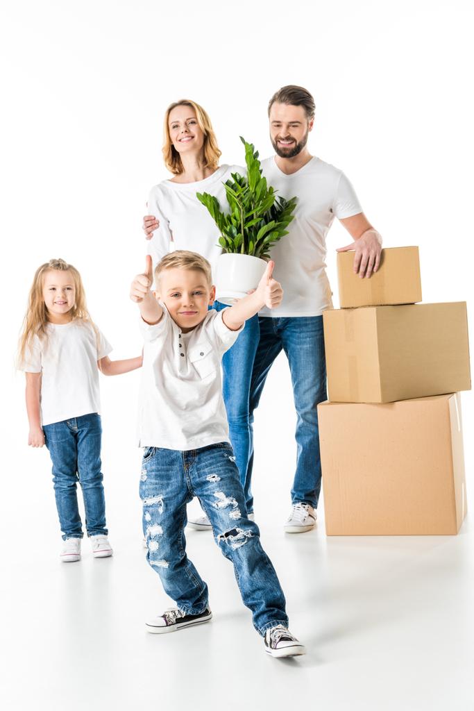 Family moving to new house - Photo, Image