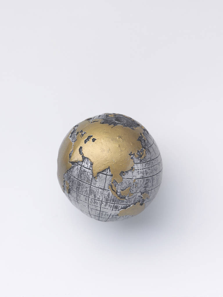 golden silver globe  - Photo, Image