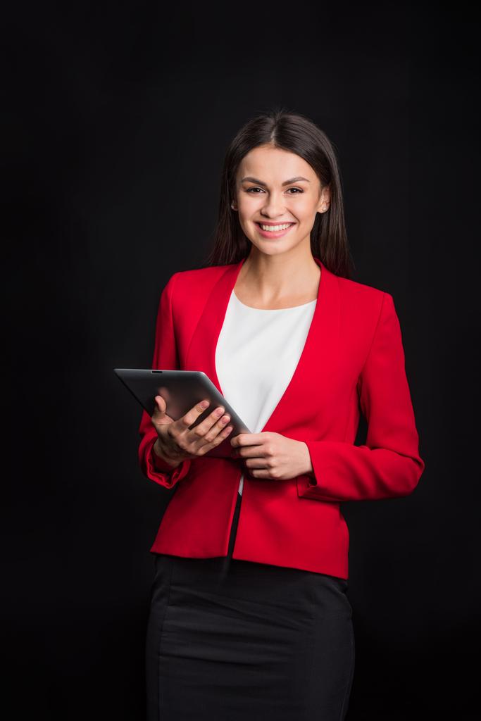 Businesswoman with digital tablet - Photo, Image