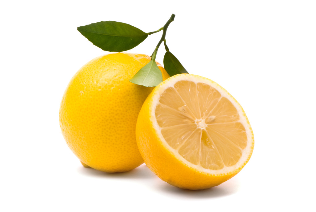 Лимон зі свіжим листям
 - Фото, зображення