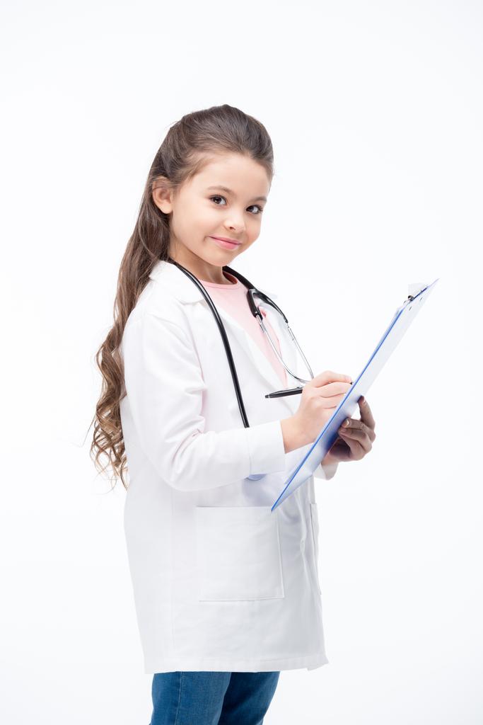Chica en traje de médico
 - Foto, Imagen