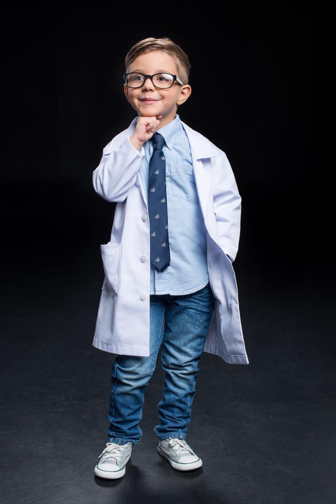 Маленький мальчик-ученый
 - Фото, изображение