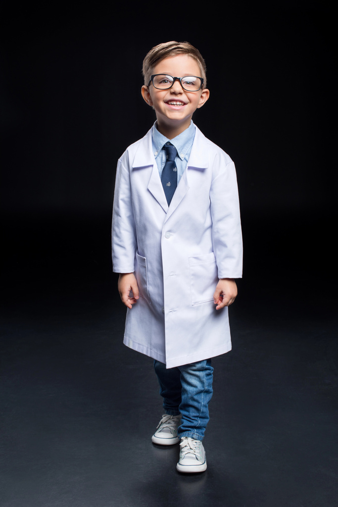 Kis fiú tudós - Fotó, kép