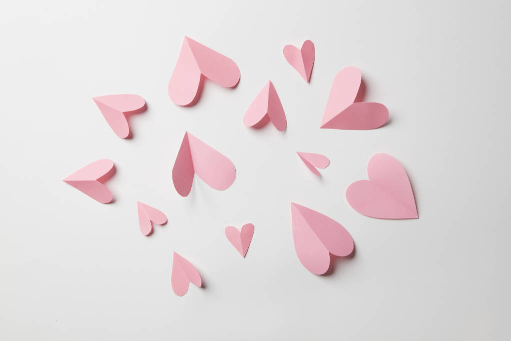 Patrón corazones de San Valentín
 - Foto, Imagen