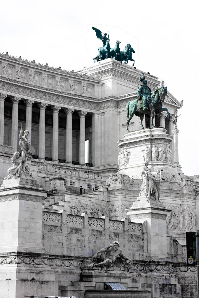 Pomnik Vittoriano w Rzymie, Włochy - Zdjęcie, obraz