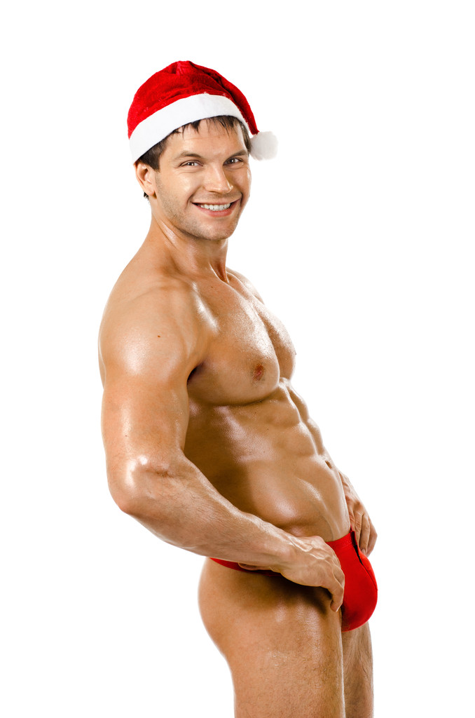 homem sexy Papai Noel
 - Foto, Imagem