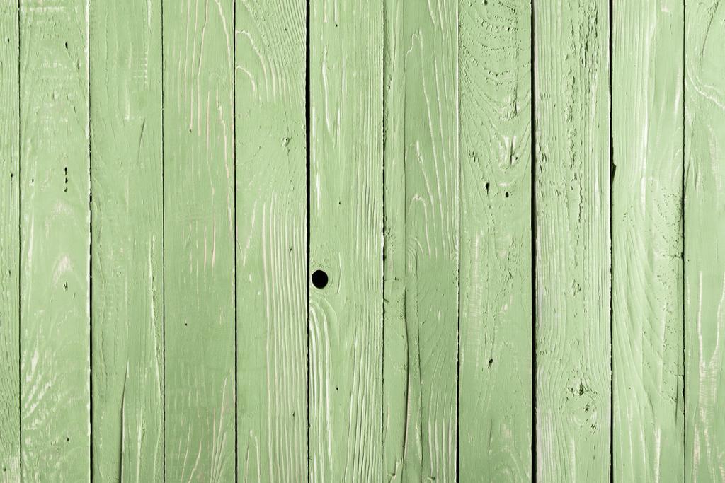 Green wooden background - Photo, Image
