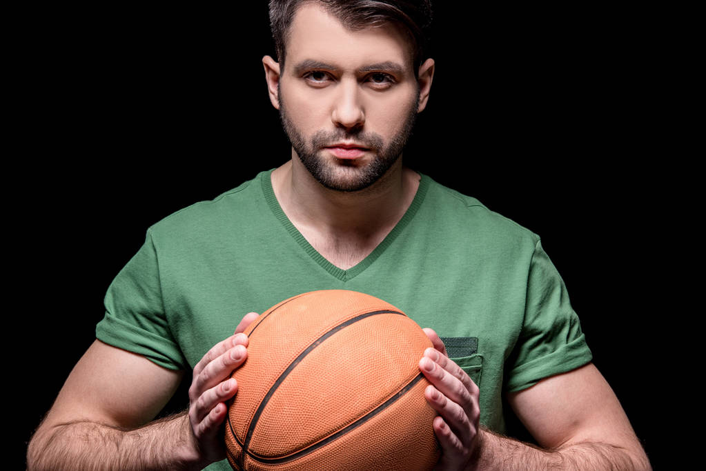 man with basketball ball - Photo, Image