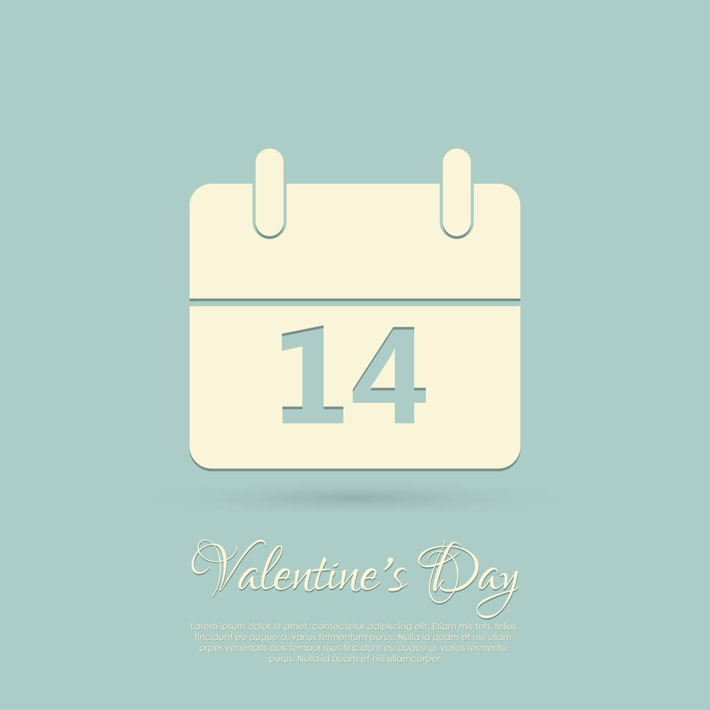valentine holiday card - Vector, Image