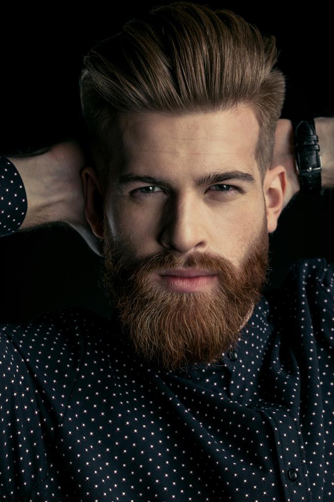 Handsome bearded man - Photo, Image