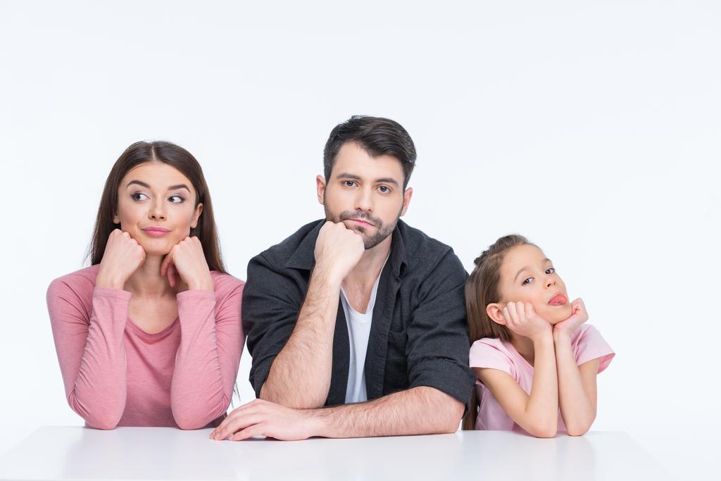 Pensive young family   - Photo, Image