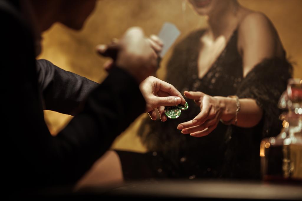 poker oynarken Çift - Fotoğraf, Görsel