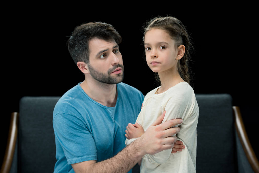 jovem pai e filha
 - Foto, Imagem