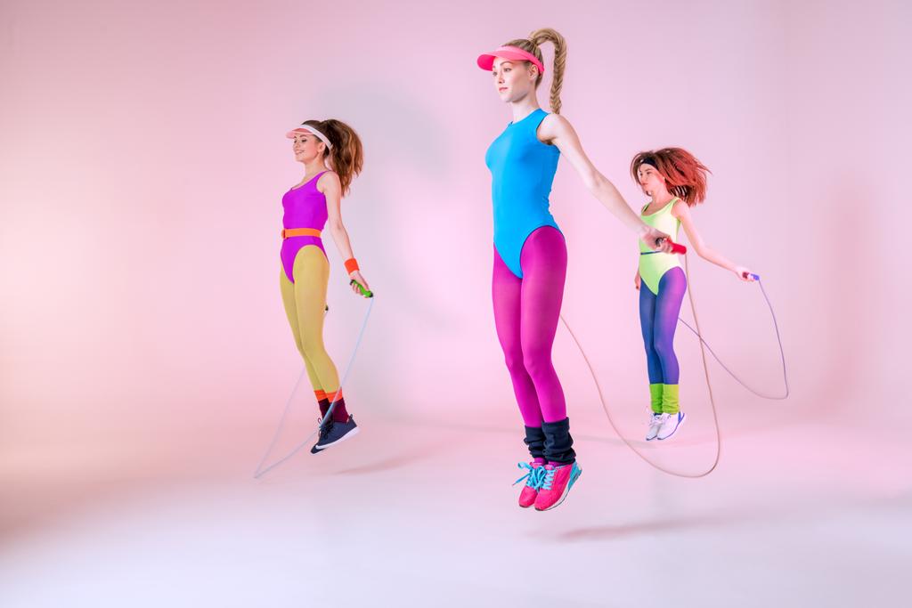 sporty women doing exercises  - Photo, Image