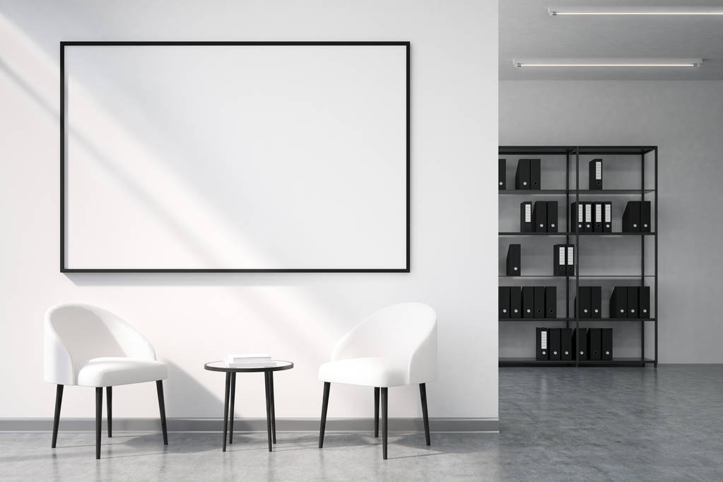 Office recreatiegebied met een whiteboard - Foto, afbeelding