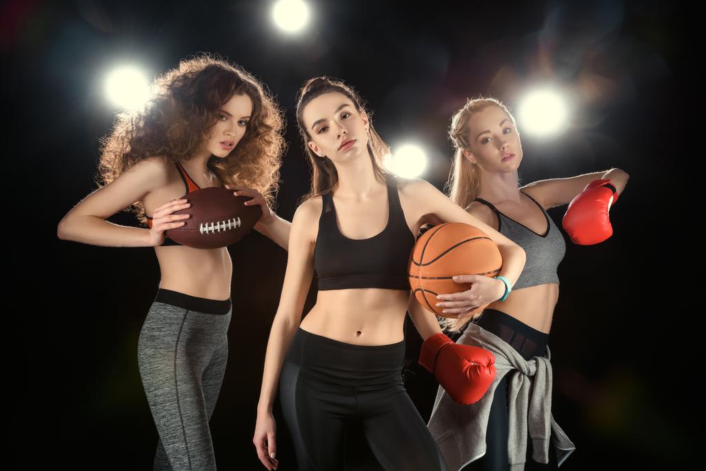 mujeres jóvenes deportistas
 - Foto, Imagen