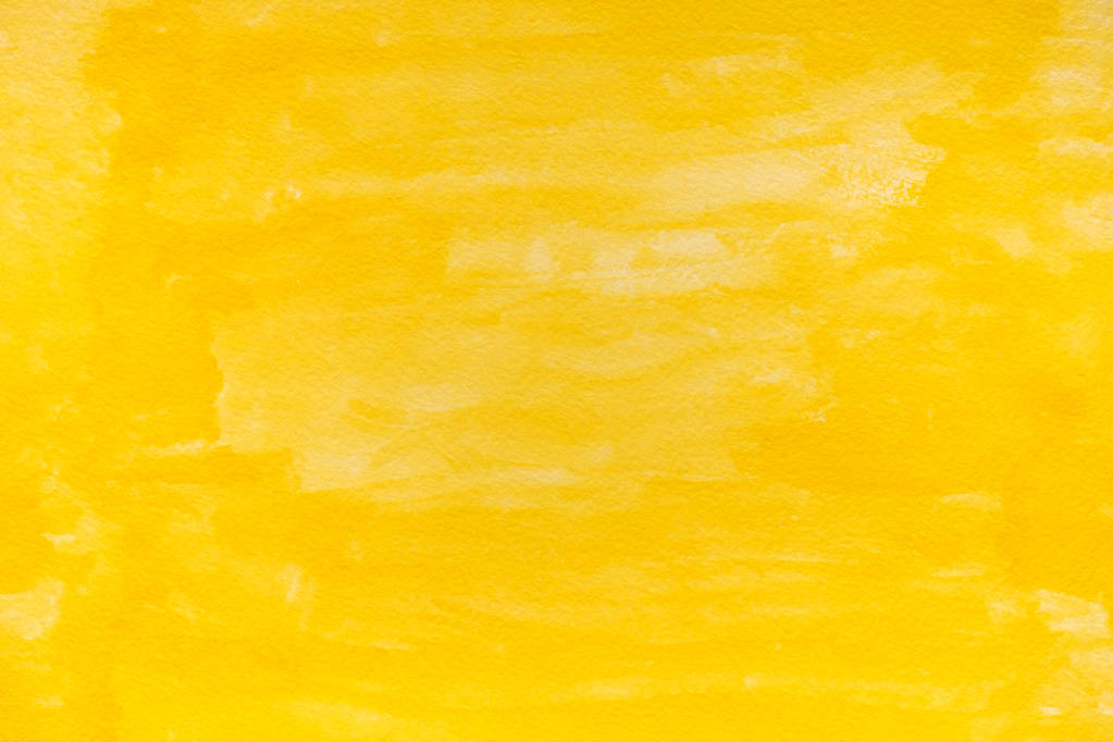 抽象的な黄色の水彩背景 - 写真・画像