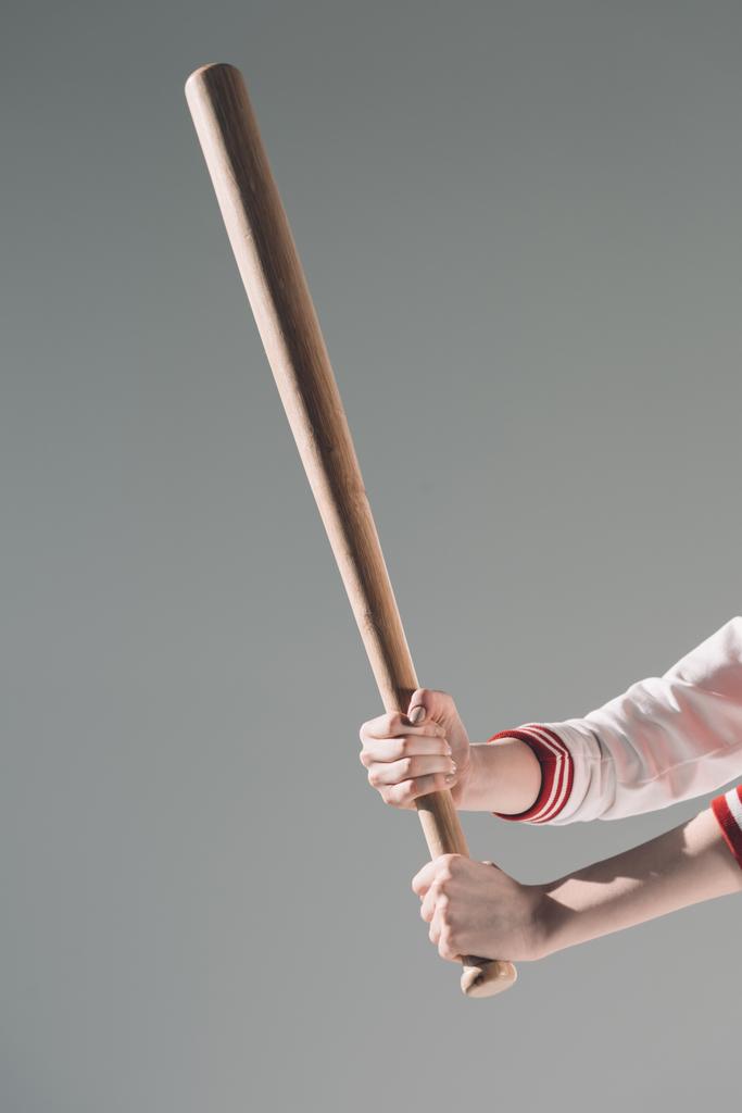 žena s baseballovou pálkou  - Fotografie, Obrázek