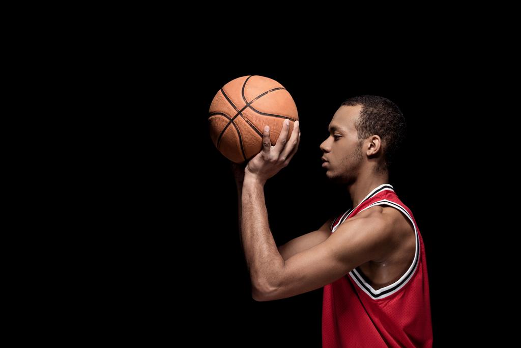 jugador de baloncesto con pelota  - Foto, Imagen