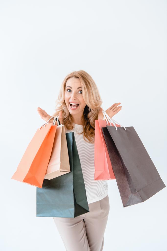 donna con shopping bags  - Foto, immagini