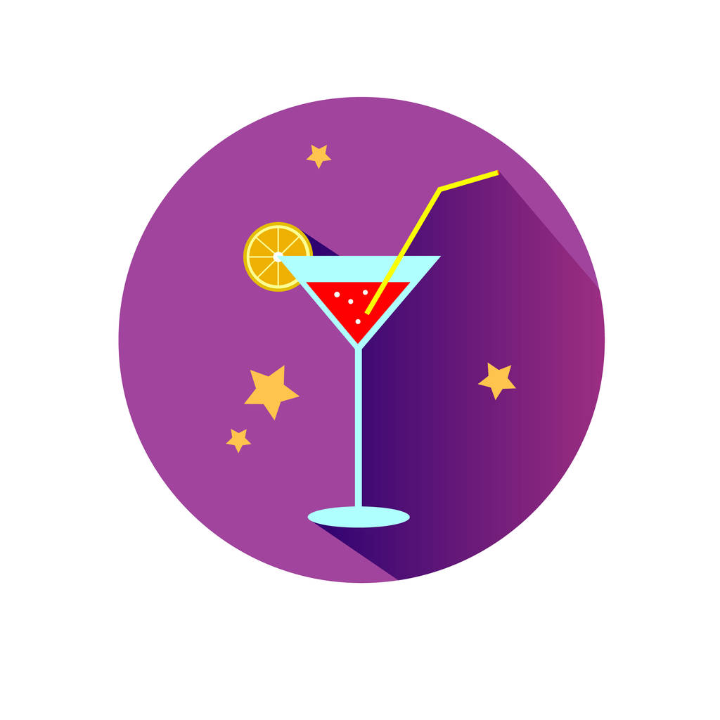 ベクトルは、アルコールを飲むカクテル グラス バー  - ベクター画像