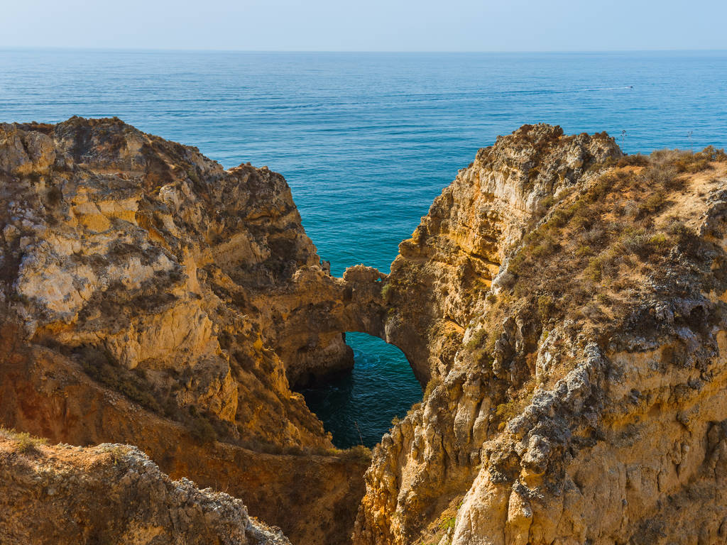 Pláž poblíž Lagos - Portugalsko Algarve - Fotografie, Obrázek