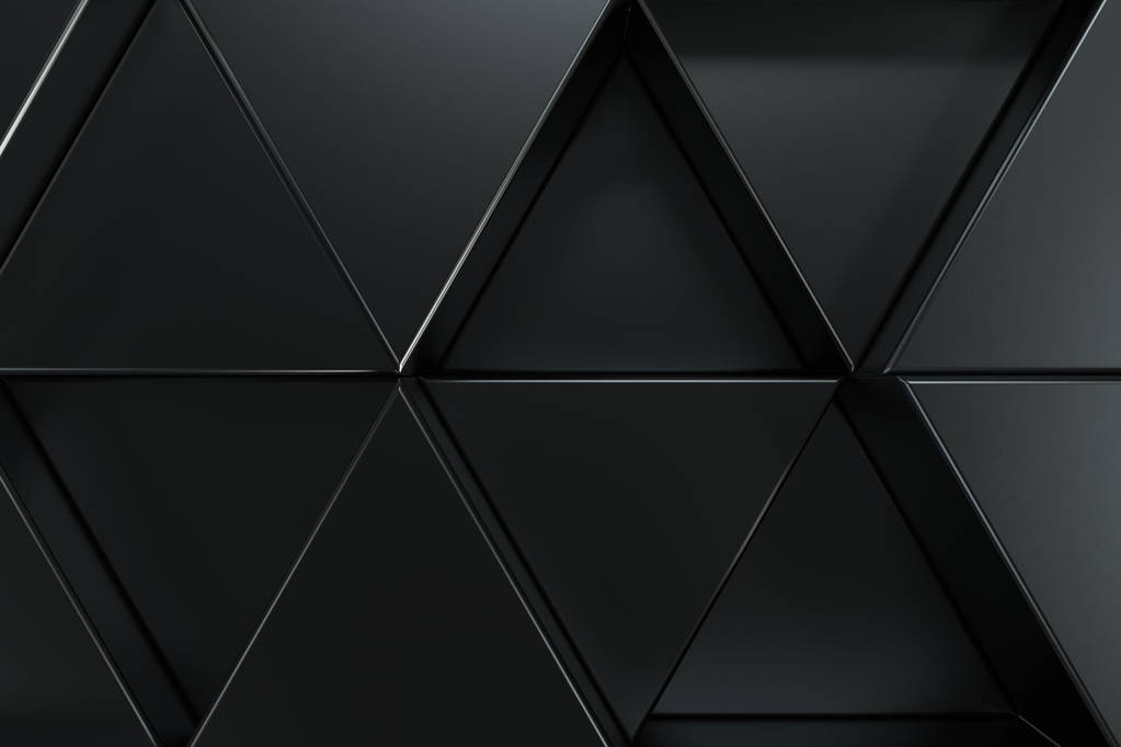 Шаблон призм чёрного треугольника
 - Фото, изображение