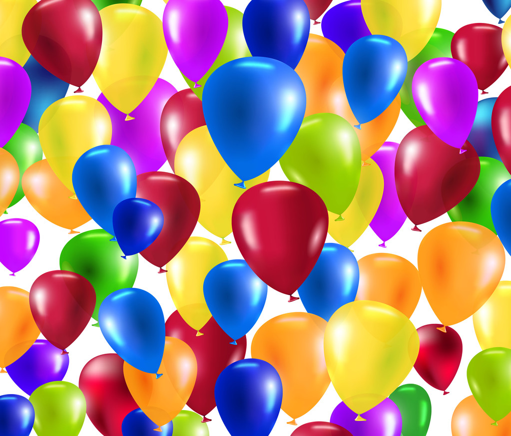 Vector colorful balloons background - Vector, Image