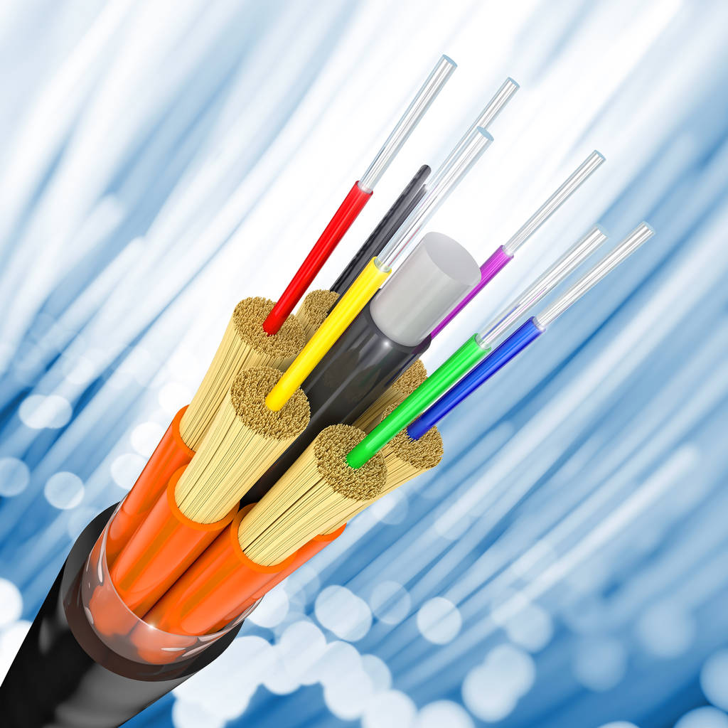 fiber optik kavramı - Fotoğraf, Görsel